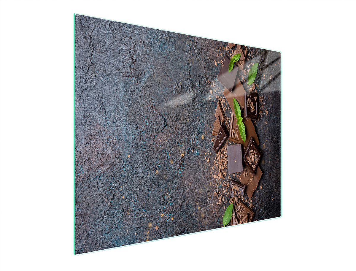 TMK ArtDeko Czekolada Serie - Snijplank - Glas - 52x30 cm - Antislip