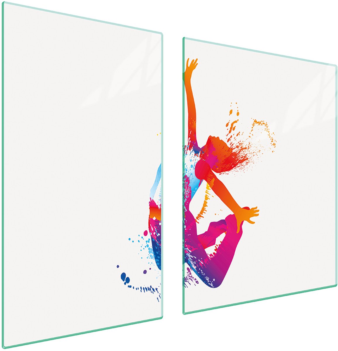 TMK ArtDeko - Snijplank Glas - 100x52 cm - Wit