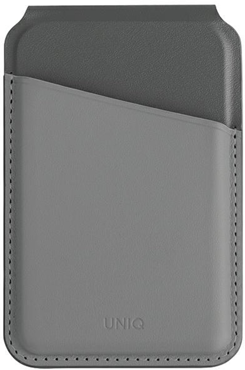 UNIQ Lyden DS - Magnetische Portemonnee - RFID Bescherming - Standaard Functie - Grijs-Zwart