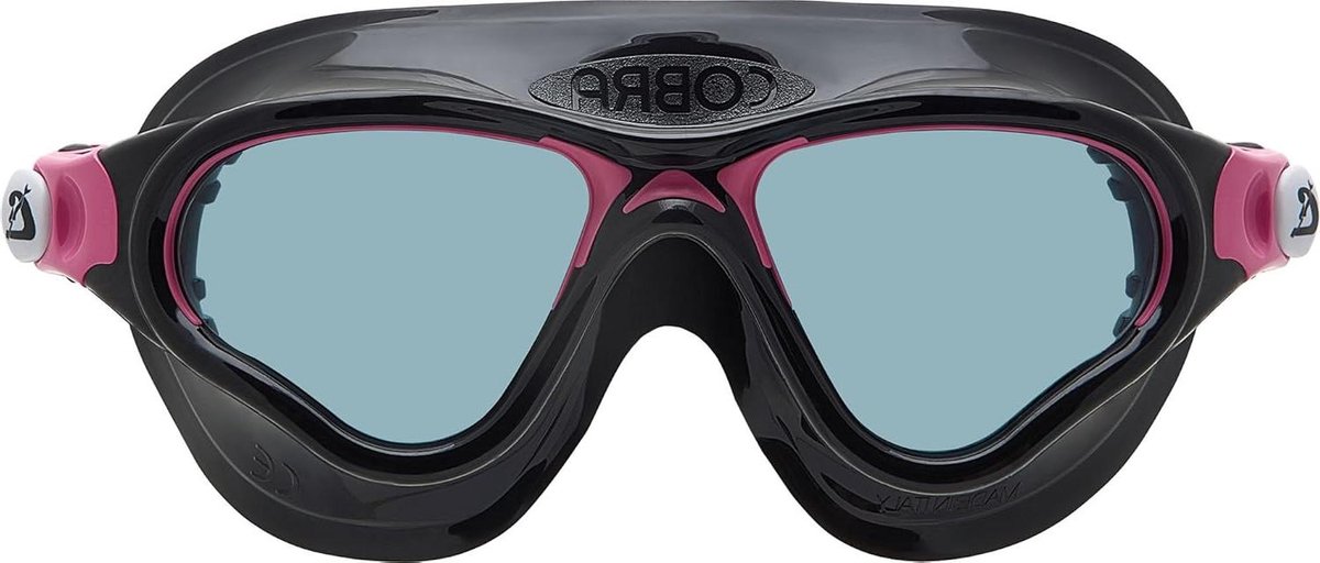 Zwembril Monoblock - Duikbril Zwemmen - Watersport - Anti-condens Kras UV - One size - Zwart Helder
