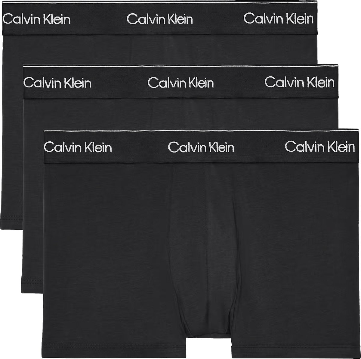 Calvin Klein Trunks (3-pack) - heren boxers normale lengte - zwart