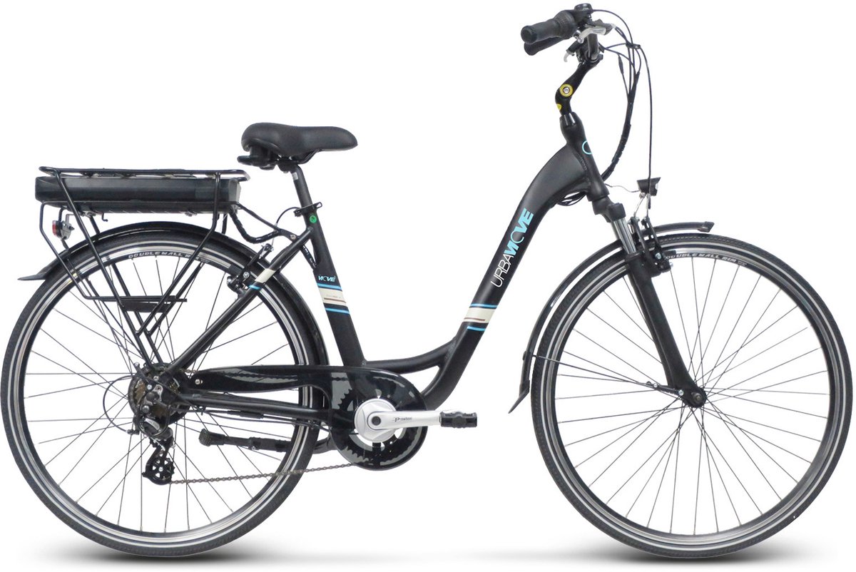 UrbanMove city ebike 13Ah 28 inch zwart
