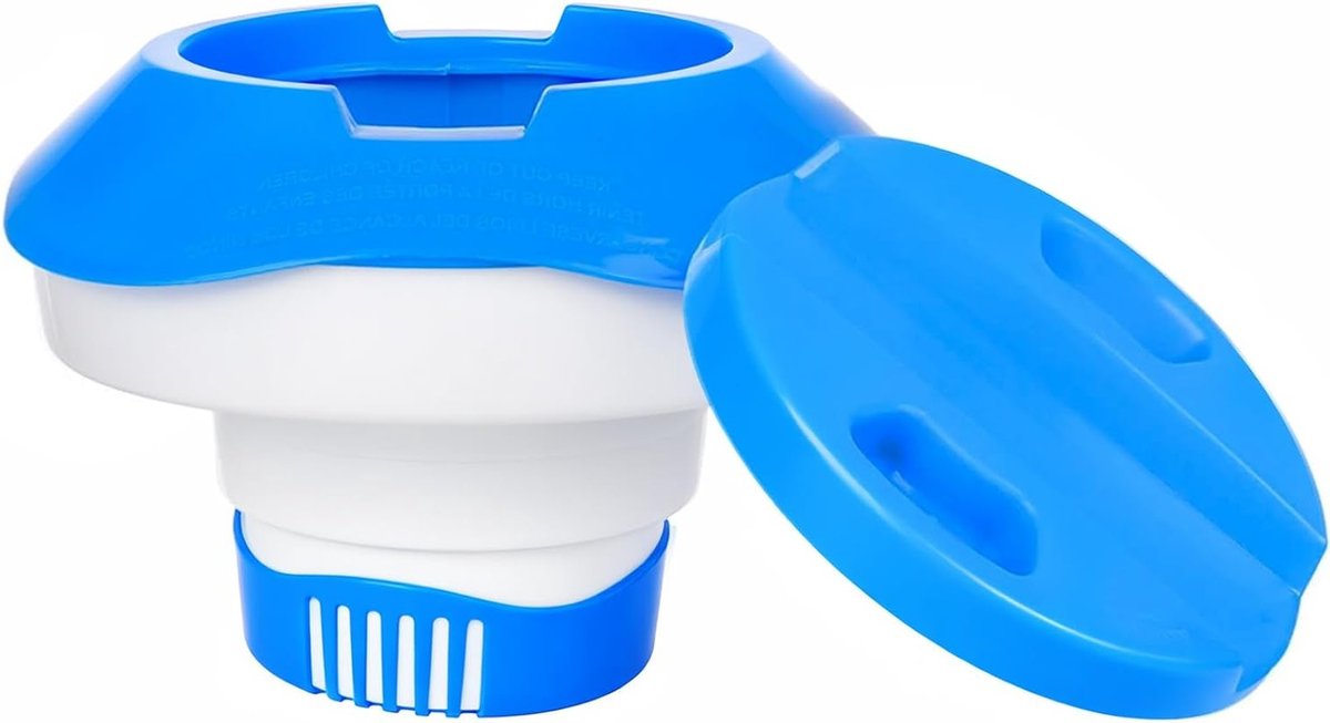 Drijvende Chloordispenser voor Zwembaden, Ideaal voor Chloor Tablets, Handig en Efficiënt Gebruik van Chloor in Uw Zwembad