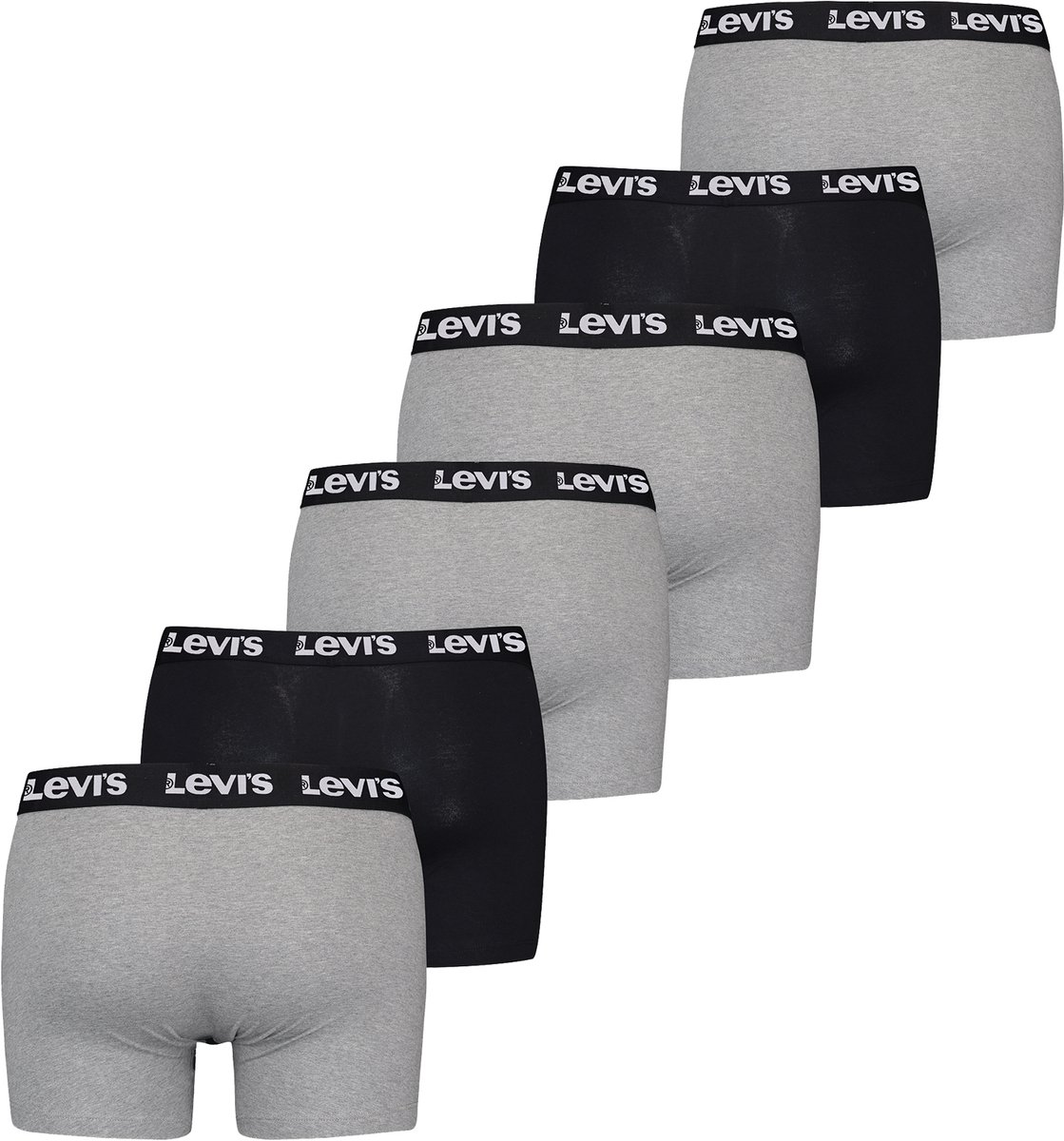 Pack of 6 men's Levis REPEAT LOGO BOXER boxer shorts underwear pants