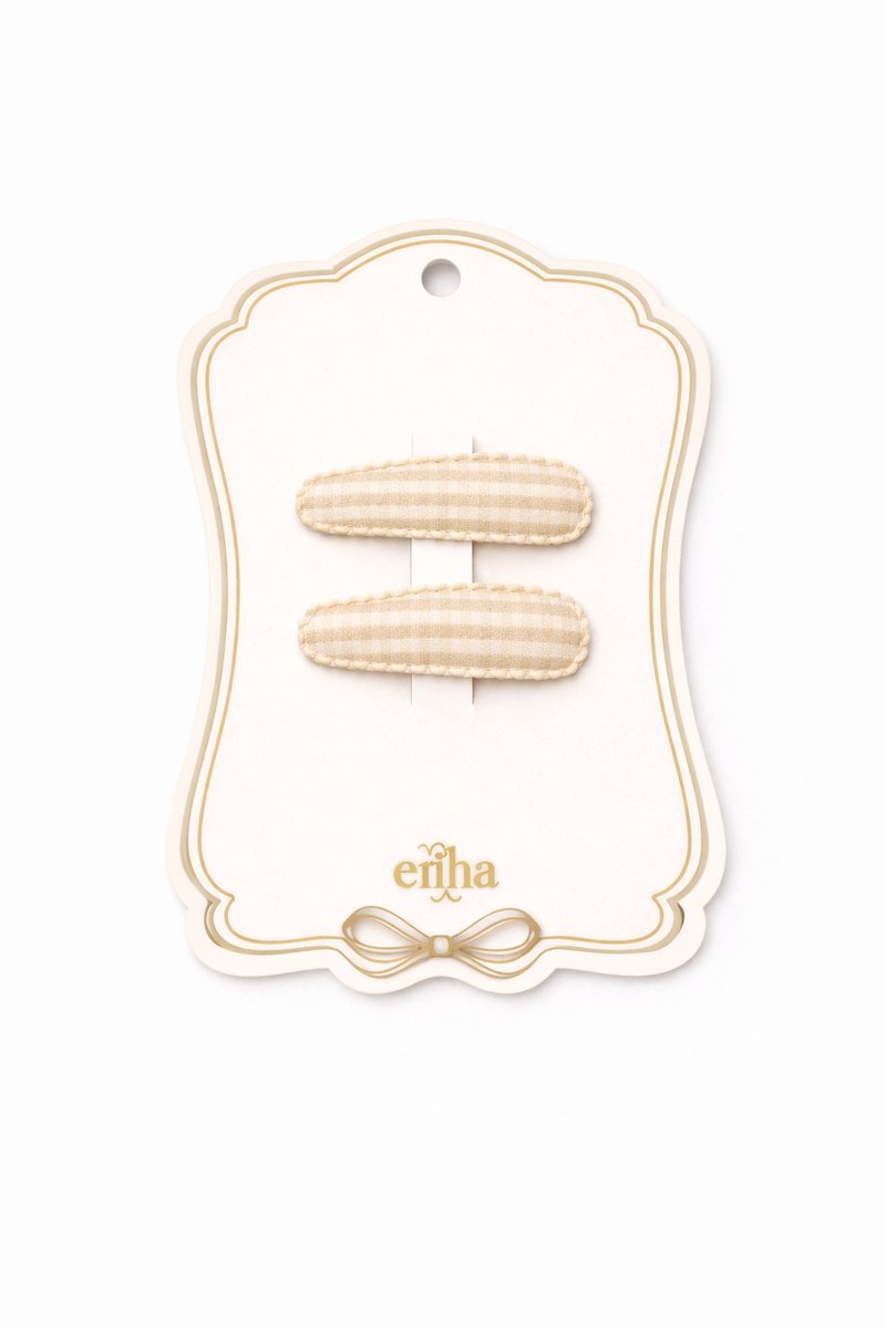 Mrs Ertha Haarclips - Toffee Lines