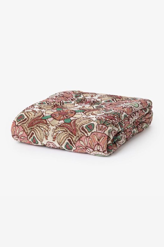 Sissy-Boy - Multicolour sprei met bloemendessin (250x200 cm)