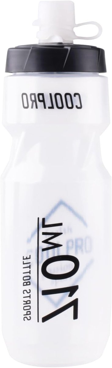Herbruikbare BPA-vrije sportwaterfles met snelle doorstroom voor fietsen, hardlopen en fitness - 20/24 oz.