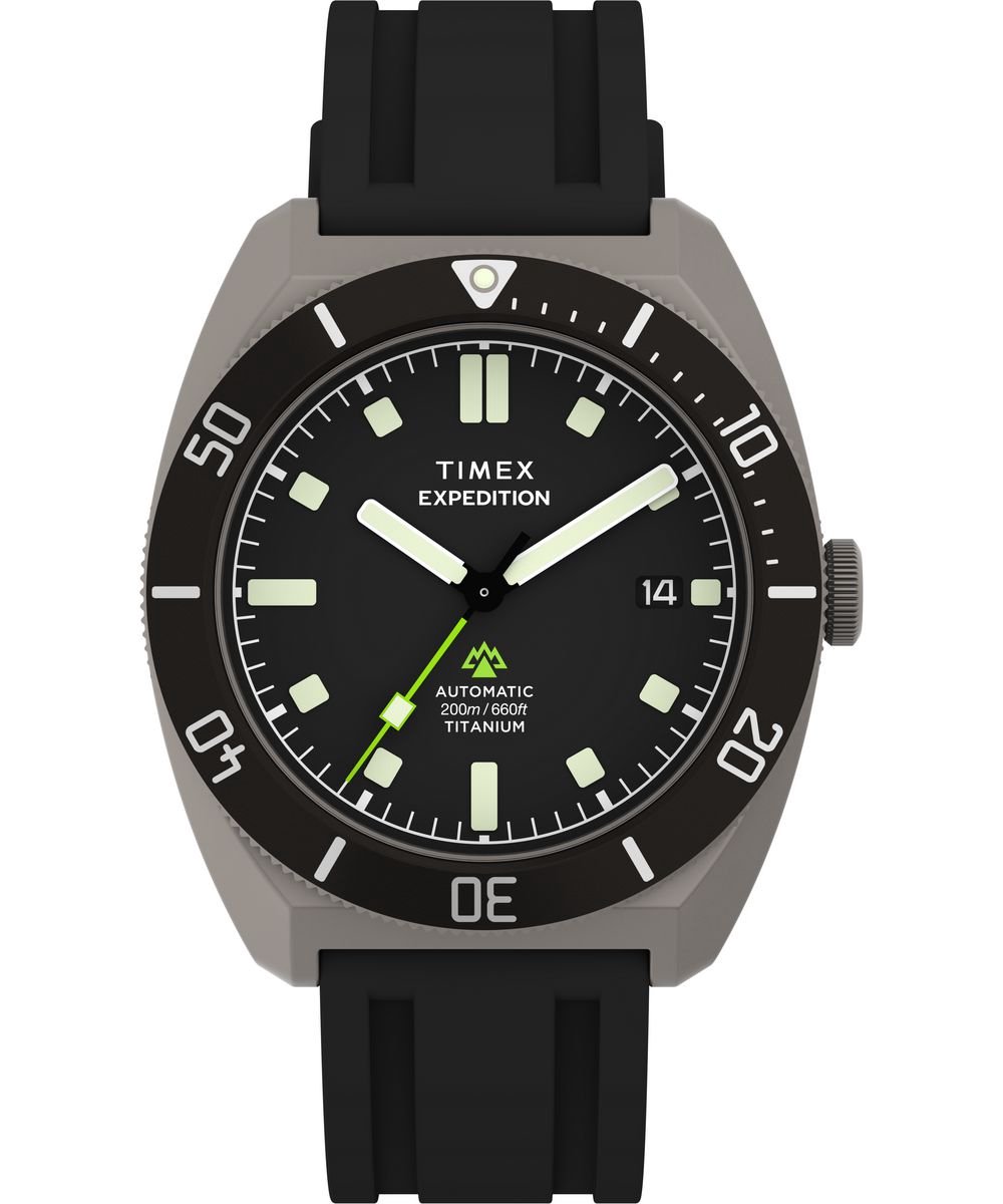 Timex Expedition Pioneer TW2Y63600 Horloge - Rubber - Zwart - Ø 41 mm