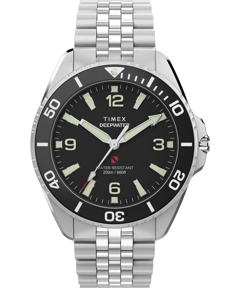 Timex Deep Water Arctic TW2Y64500 Horloge - Staal - Zilverkleurig - Ø 40.5 mm