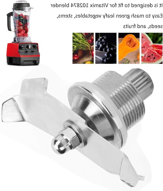 Allecto - Roestvrijstalen Blender Mes - Vervangingsonderdeel - Eenvoudige installatie - Geschikt voor Vitamix - 9x3.5cm - Duurzaam en sterk van Merkloos — afbeelding 2