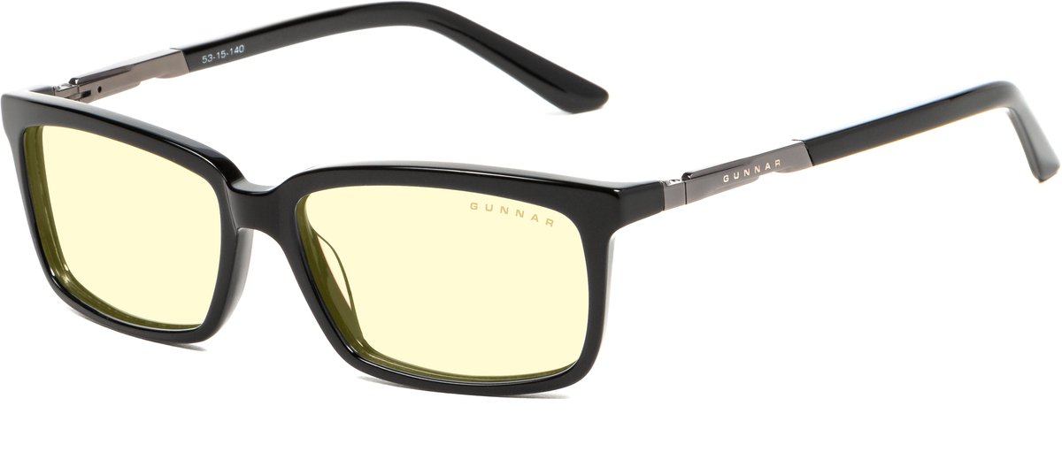 GUNNAR - HAUS - Computerbril - Blauw Licht Bril - Onyx - Amber - GUNNAR focus