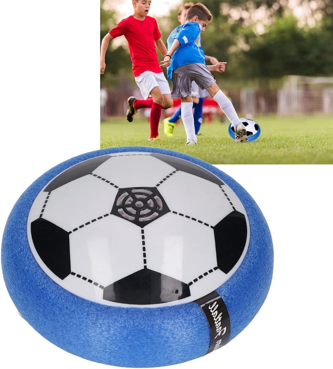 Foam Bumper LED Hover Voetbal voor Kinderen - Coördinatie Oefening en Spel voor Binnen en Buiten met Familie