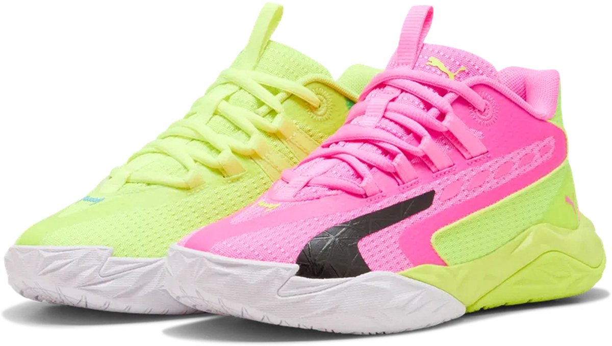 Puma Jongens Sneaker Dagger 2 Junior 312751-05 Lime Aqua Bont