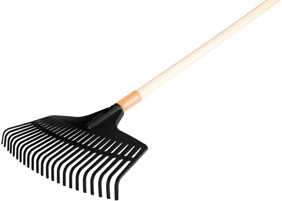VERTO Middelgrote Bladhark Zwart 46 cm — afbeelding 2