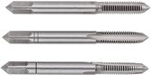 Topex - M4 Draadtappen Set - Wolfram Staal - DIN 352 Conformiteit