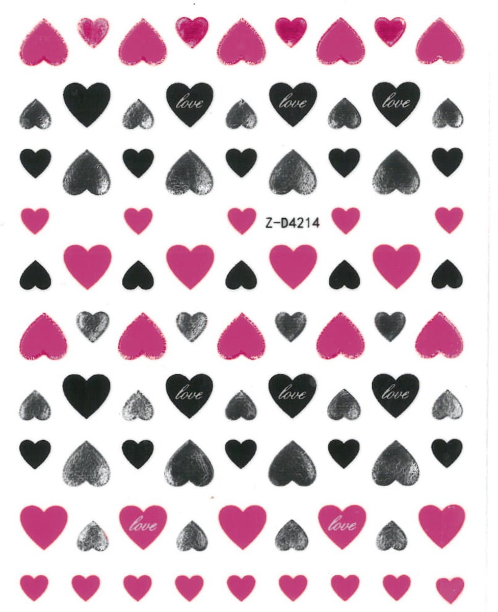 Allepaznokcie - Nail Art Sticker - Violet - Cienkie - Samoprzylepne