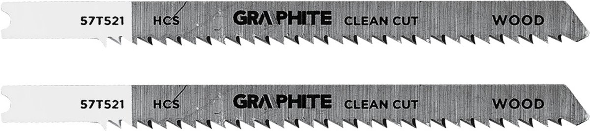 GRAPHITE Serie - Decoupeerzaagblad - 10 TPI - HCS - Omgekeerde Tanding
