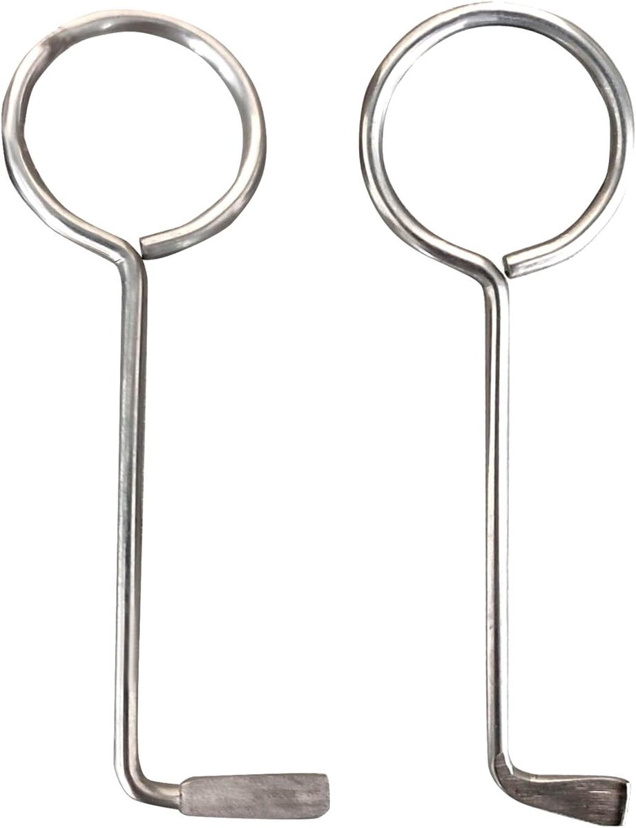 Professionele Dietrich Set met Universele Baardklem, Roestvrijstalen Sleutel voor Deursloten en Deuropeners, Perfect voor Slottechnici en Doe-Het-Zelvers