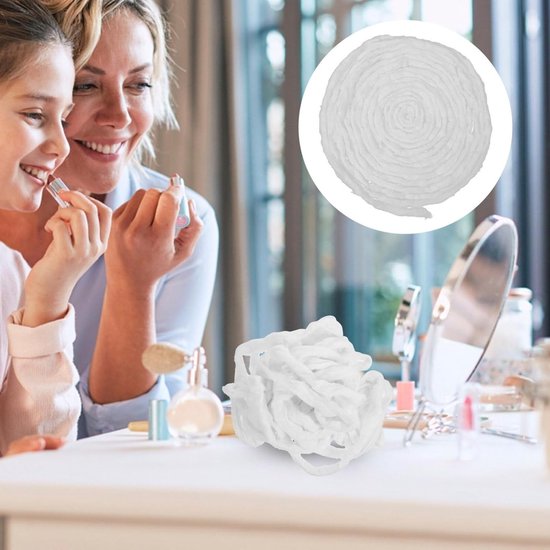 Katoenen spoelen voor haarstyling - Permanent coil strips voor kappers en salons (ongeveer 175-180g) — afbeelding 3