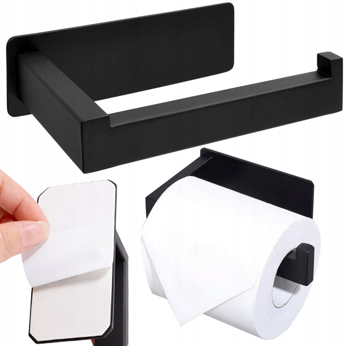Hangzhou A Link Star Technology - Toiletrolhouder - Zwart Mat - Minimalistisch - Modern