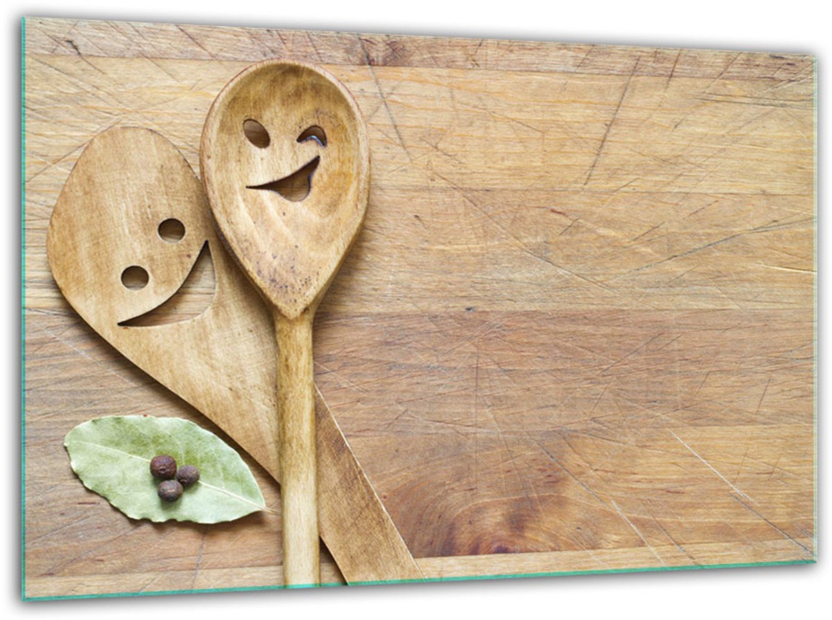 TMK ArtDeko Serie - Gehard Glas Snijplank - 30x22 cm - Hout Dessin