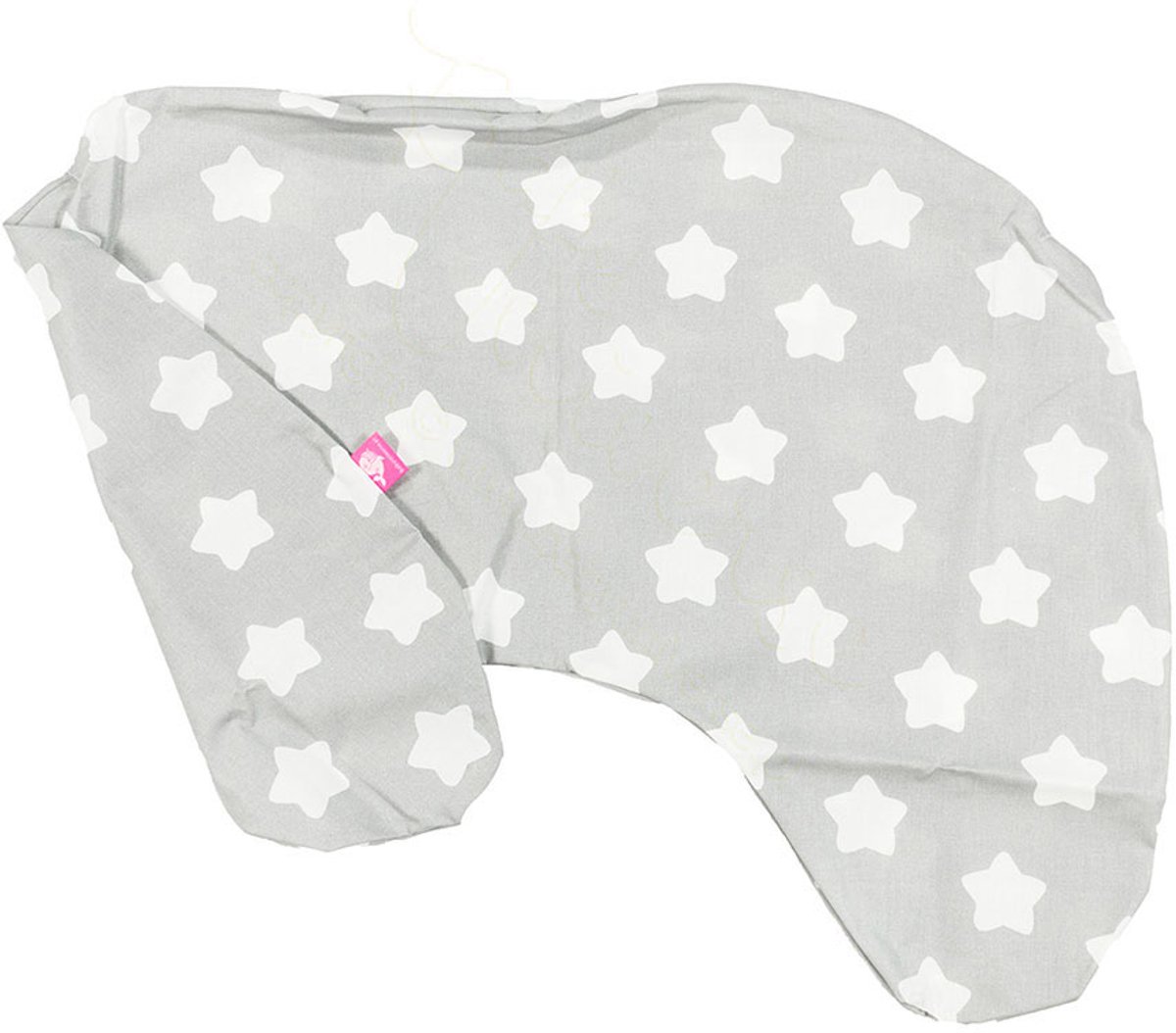 BabyUniverse - Voedingskussenhoes - 100% Katoen - Grijze Peperkoek