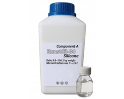KunstSil Serie - Siliconen Vormvormer RTV-2 - 1 kg - Wit - Twardość 30A