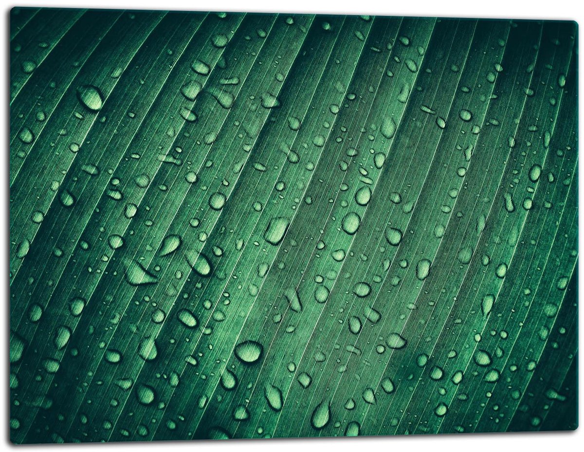 TMK ArtDeko - Snijplank - 52x40 cm - Glas - Kleurvolle Druppels