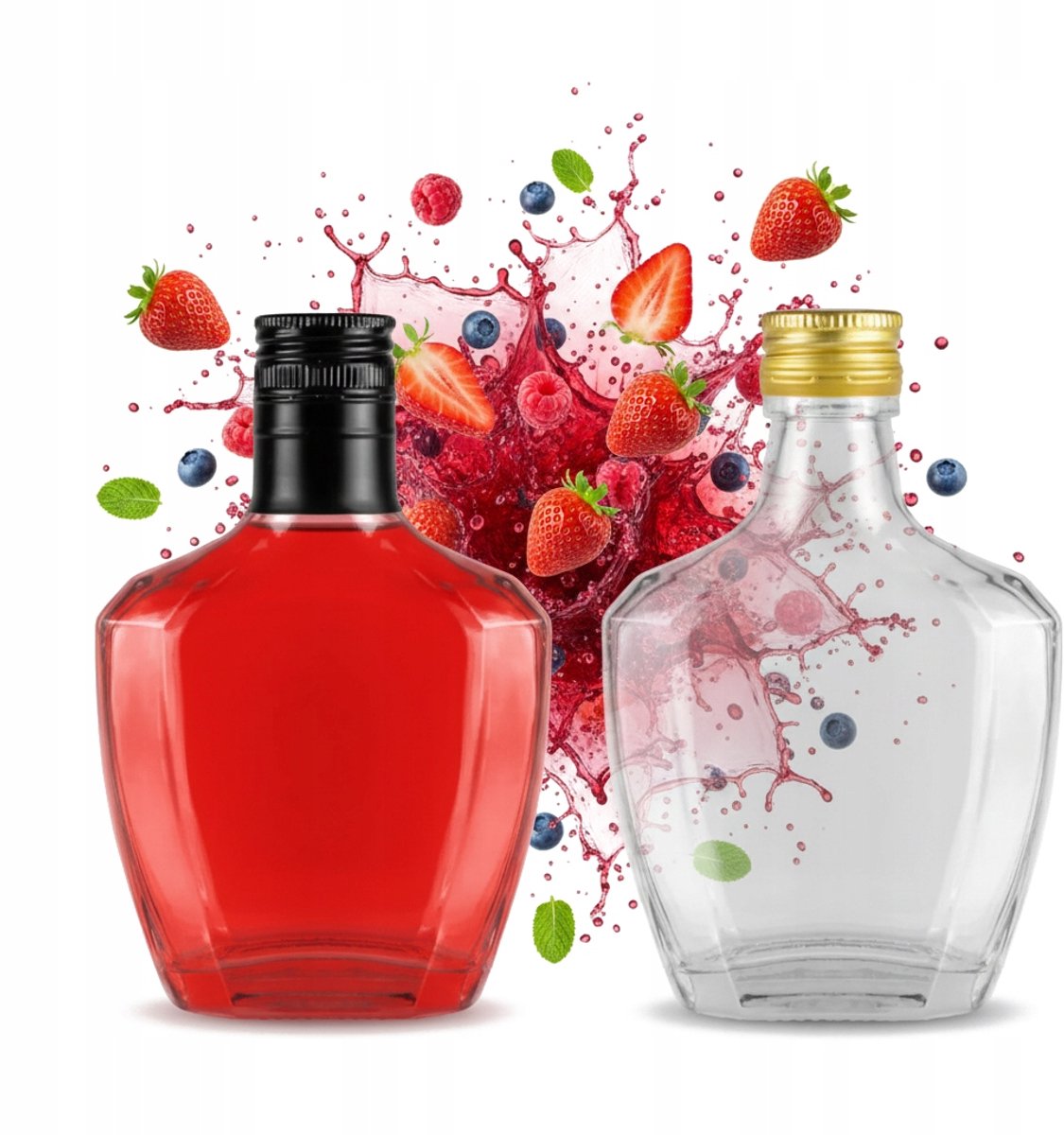 Bimberek Pasjo - Glazen Fles - 200ml - Elegant - Decoratief