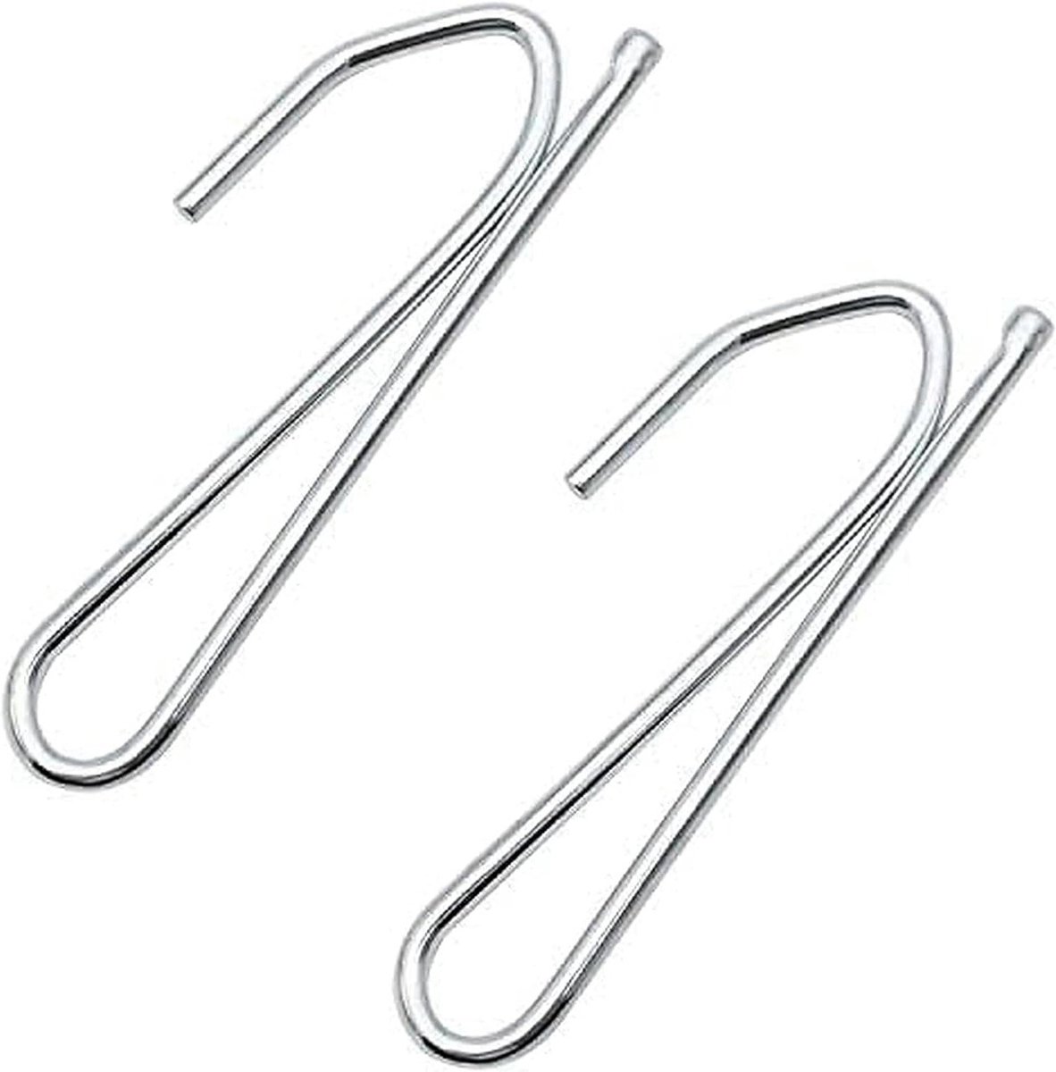 30 Stuks Metalen Gordijnhaken voor Plissé Gordijnen - Ideaal voor Enkelvoudige Prong en Diepe Plissé Haken