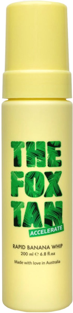 The Fox Tan Rapid Banana Whip – Tanning Cream met Banaanextract voor Glow