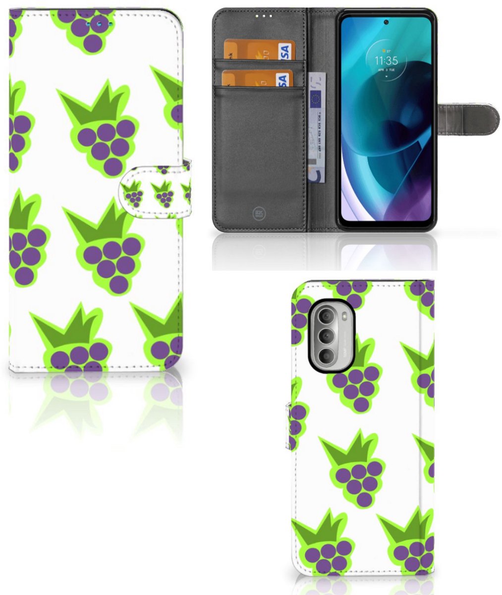 Motorola Moto G51 5G Book Cover Druiven