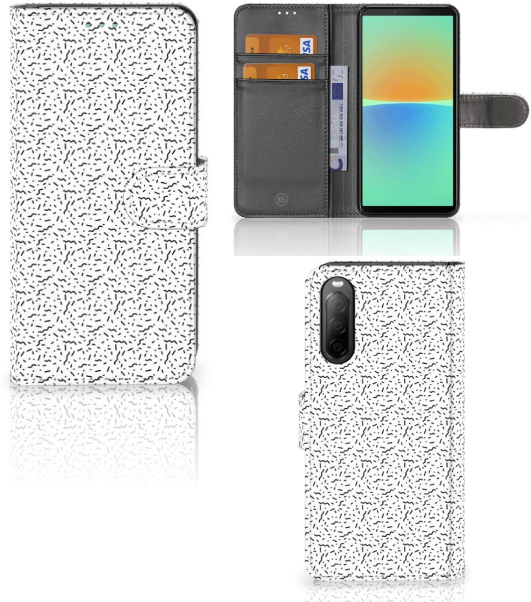 Sony Xperia 10 IV Telefoon Hoesje Stripes Dots