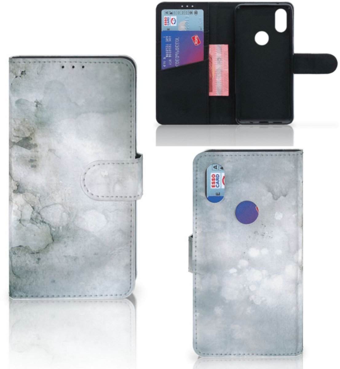 Hoesje Xiaomi Mi Mix 2s Painting Grey