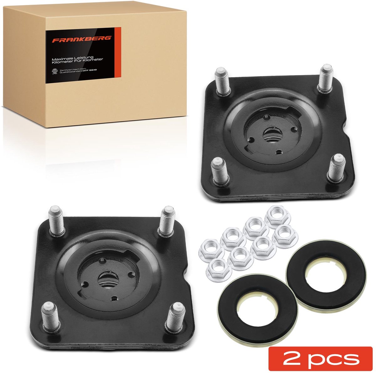 Frankberg 2x Veersteunlager voor Mazda CX-7 ER CX-9 TB