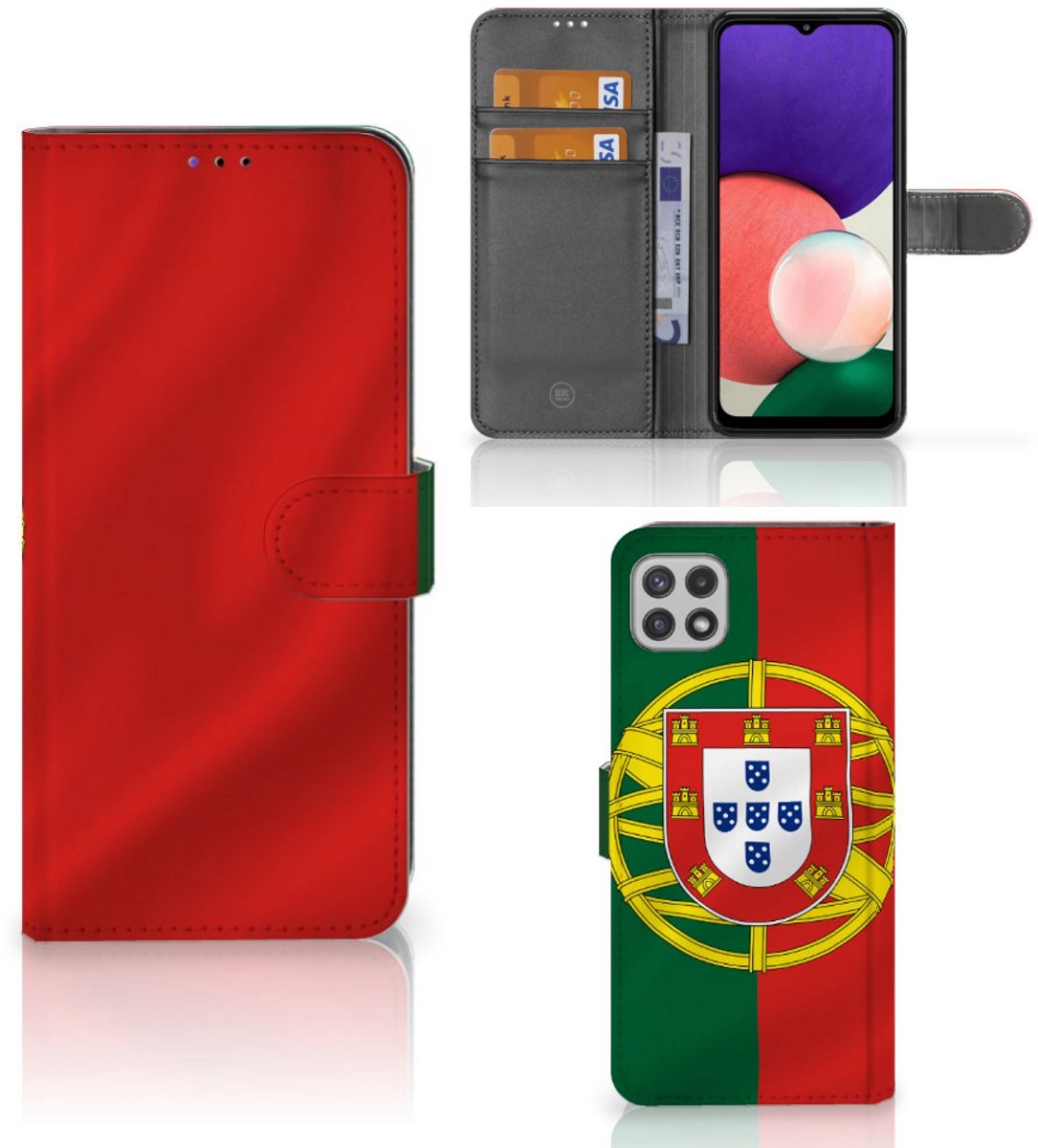Book Case voor Samsung Galaxy A22 5G Bookstyle Case Portugal