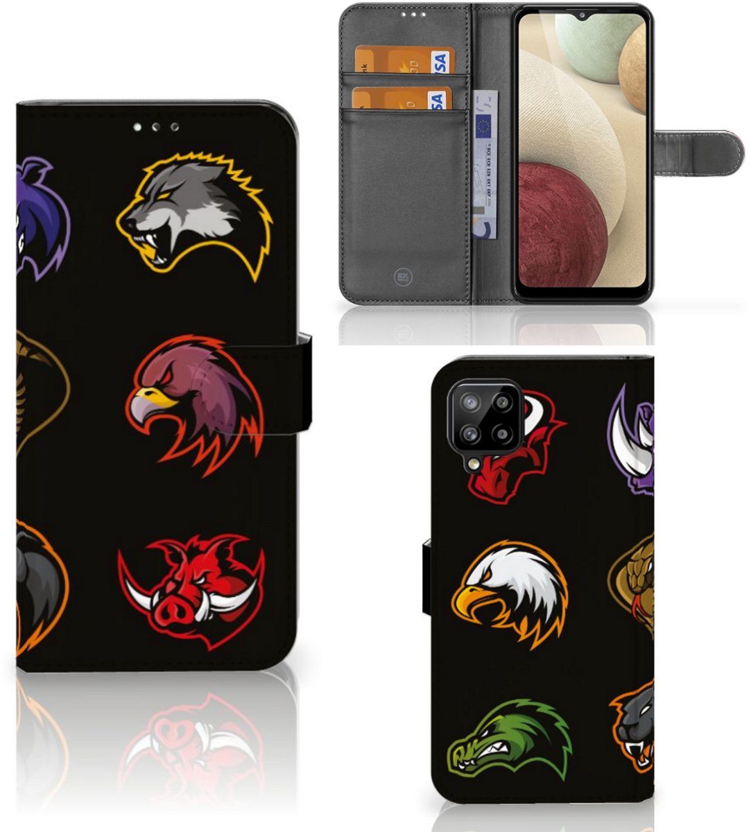 Samsung Galaxy A12 Leuk Hoesje Cartoon