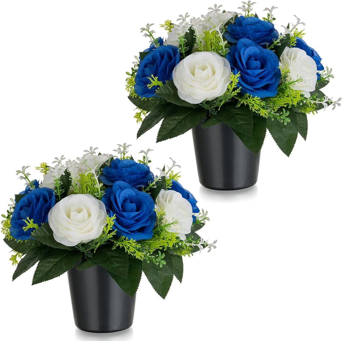Graf Bloemen - Herdenkingsbloemen Grafdecoratie - Herdenken Geliefden - Weerbestendig Ontw