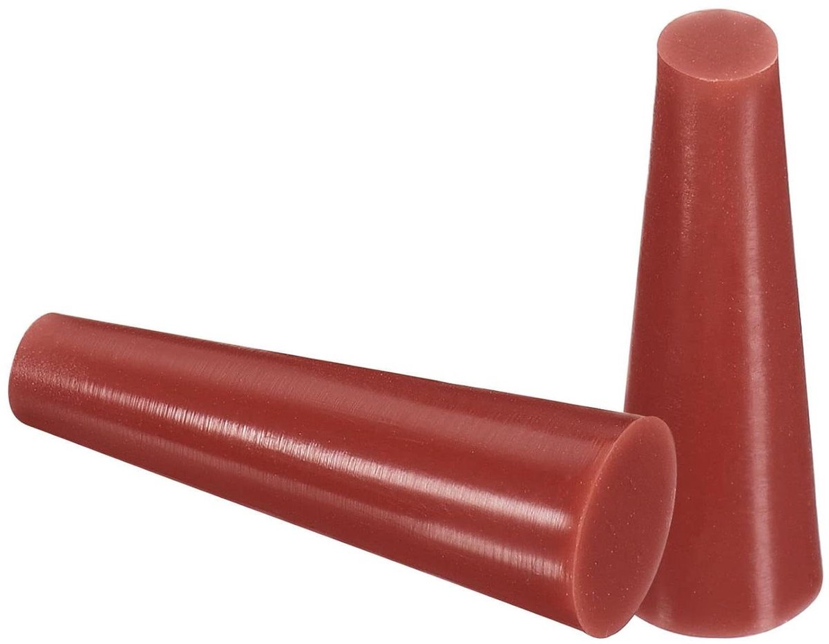 Siliconen Rubber Stoppen - Kegel Stoppen - Bescherming Oppervlakken - Hittebestendig Materiaal - 50 Stuks 5-9 mm - Bruin