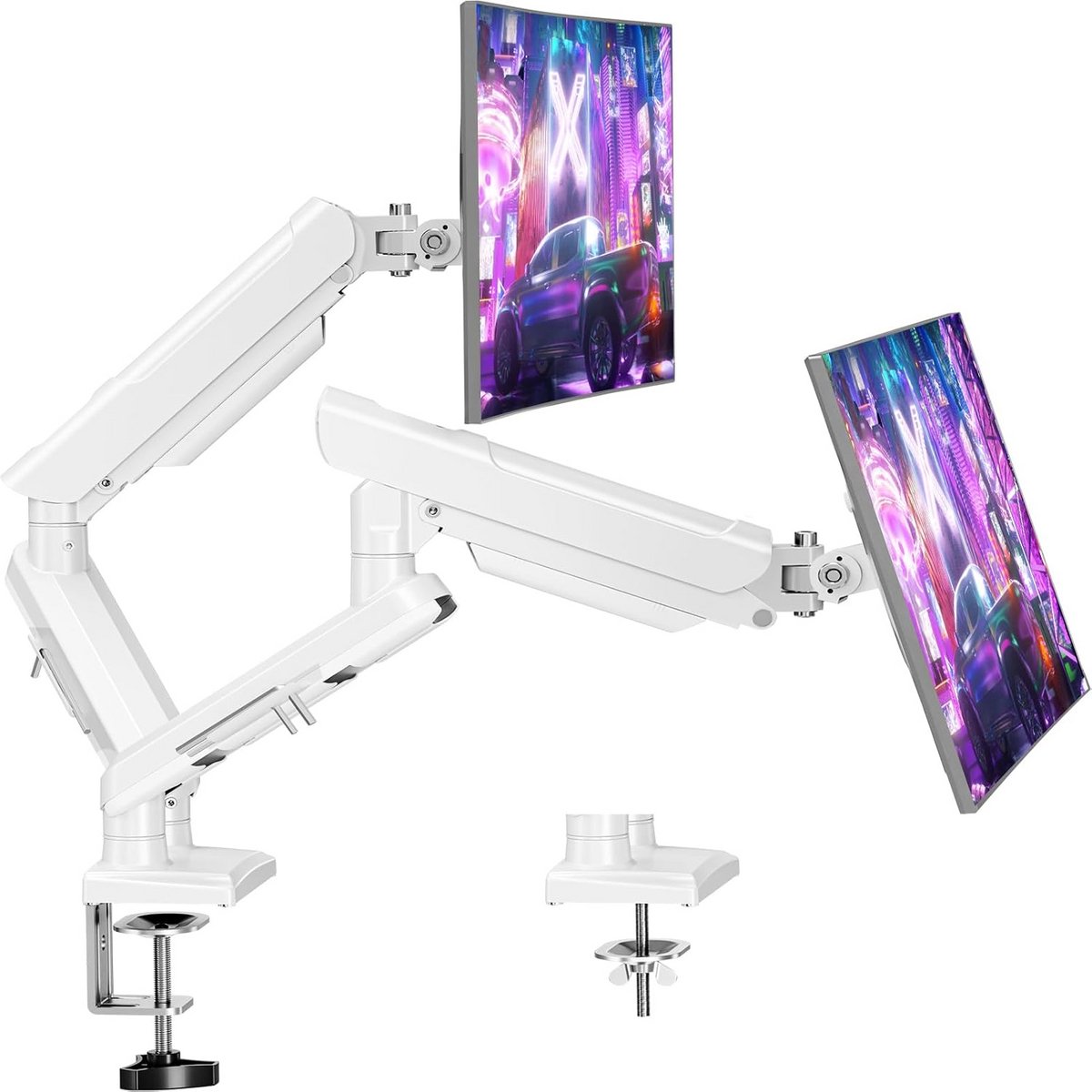 Monitor Arm 2 Schermen - Beeldscherm Standaard - Monitorhouder - schermstandaard
