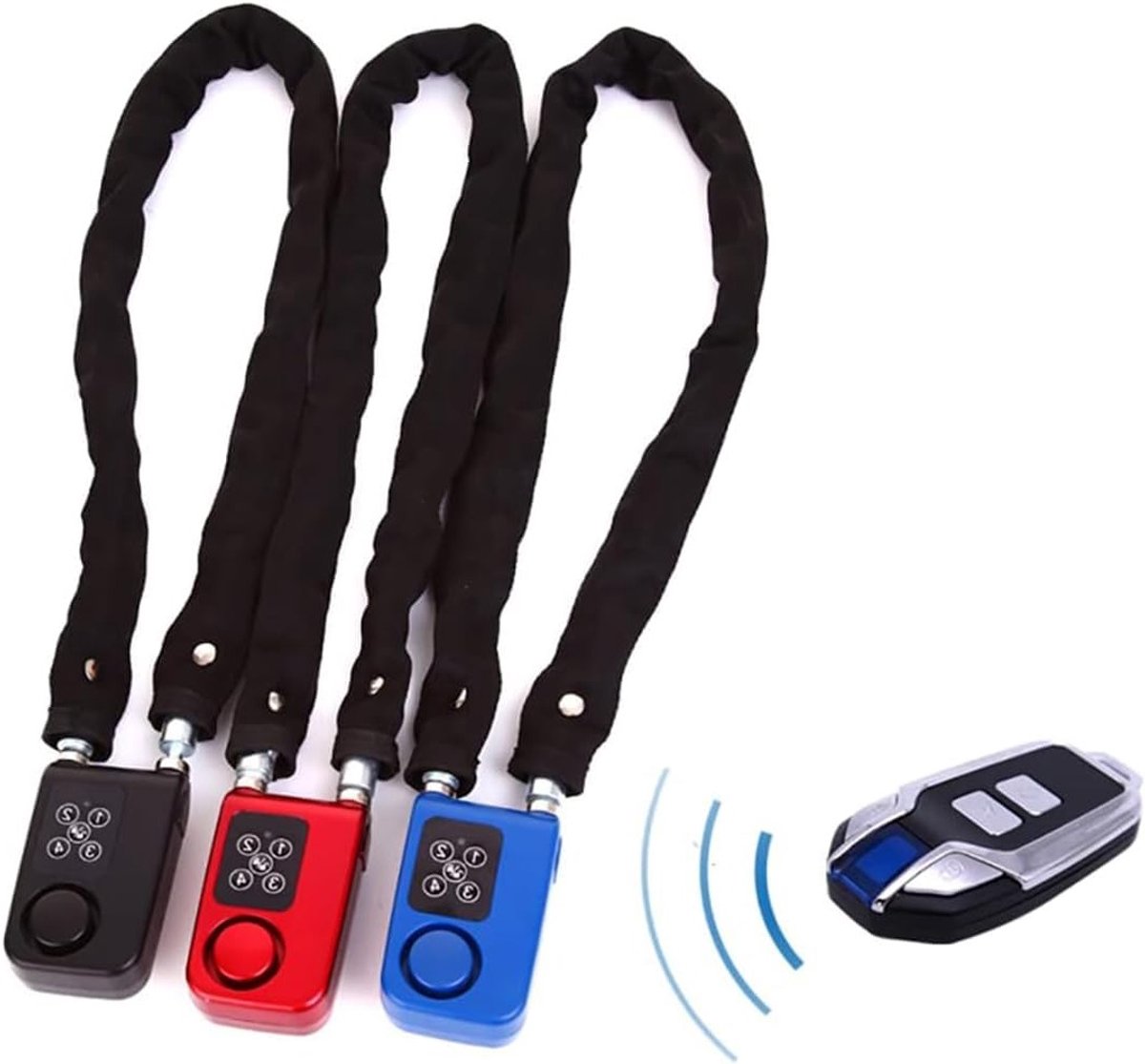 Slimme Fietsslot met Alarm - Draadloos, Waterdicht en Schokbestendig - 33 Inch Kabel voor Fiets, Motor en Scooter Veiligheid – foto 8