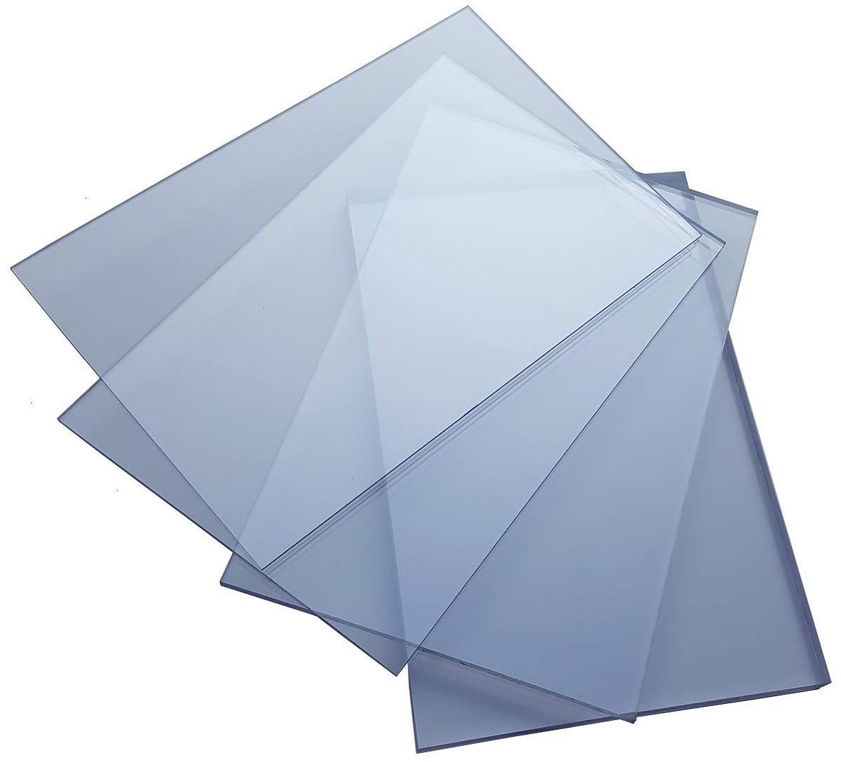 Polycarbonaat Plaat - PC Plaat Kunststof - Afscherming Maken - Slagvast Onbreekbaar - 50 x 50 cm - Transparant