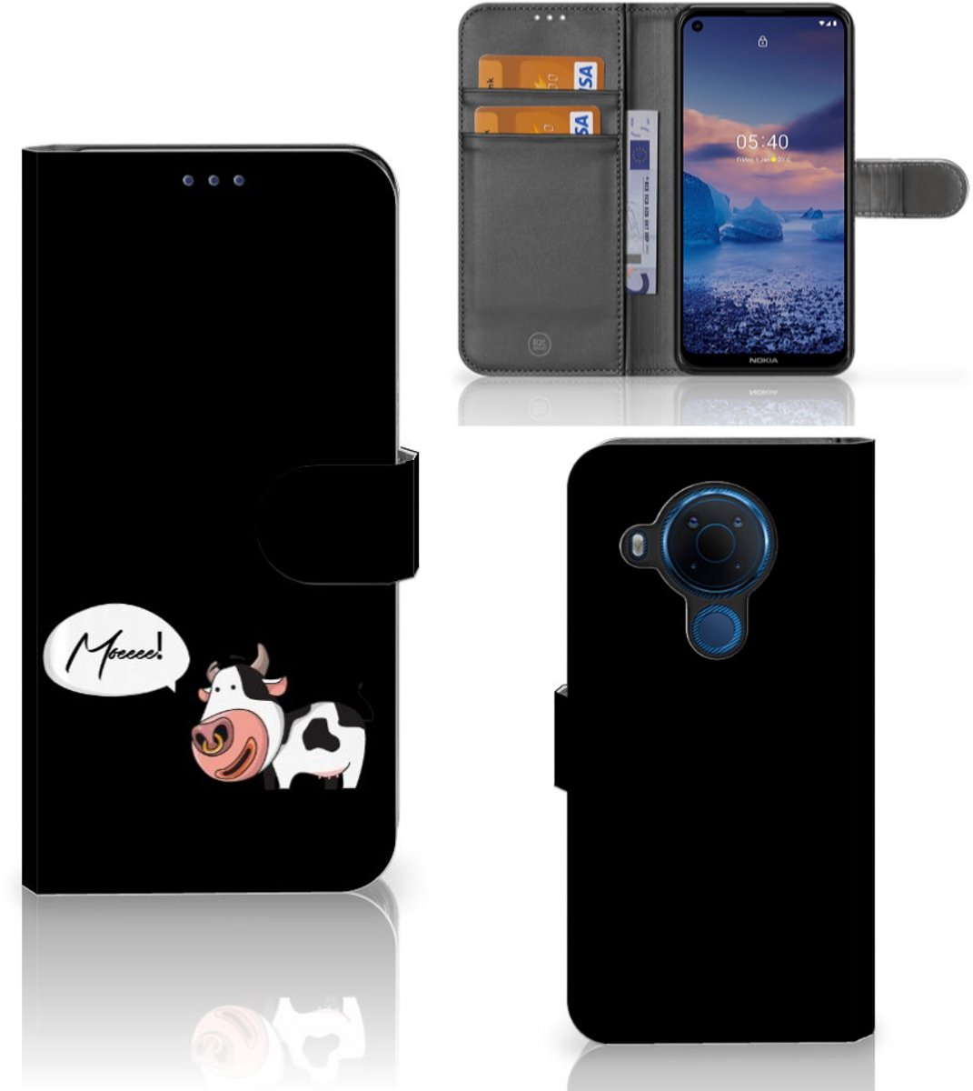 Nokia 5.4 Leuk Hoesje Cow