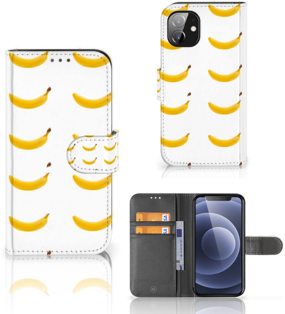 Apple iPhone 12 Mini Book Cover Banana