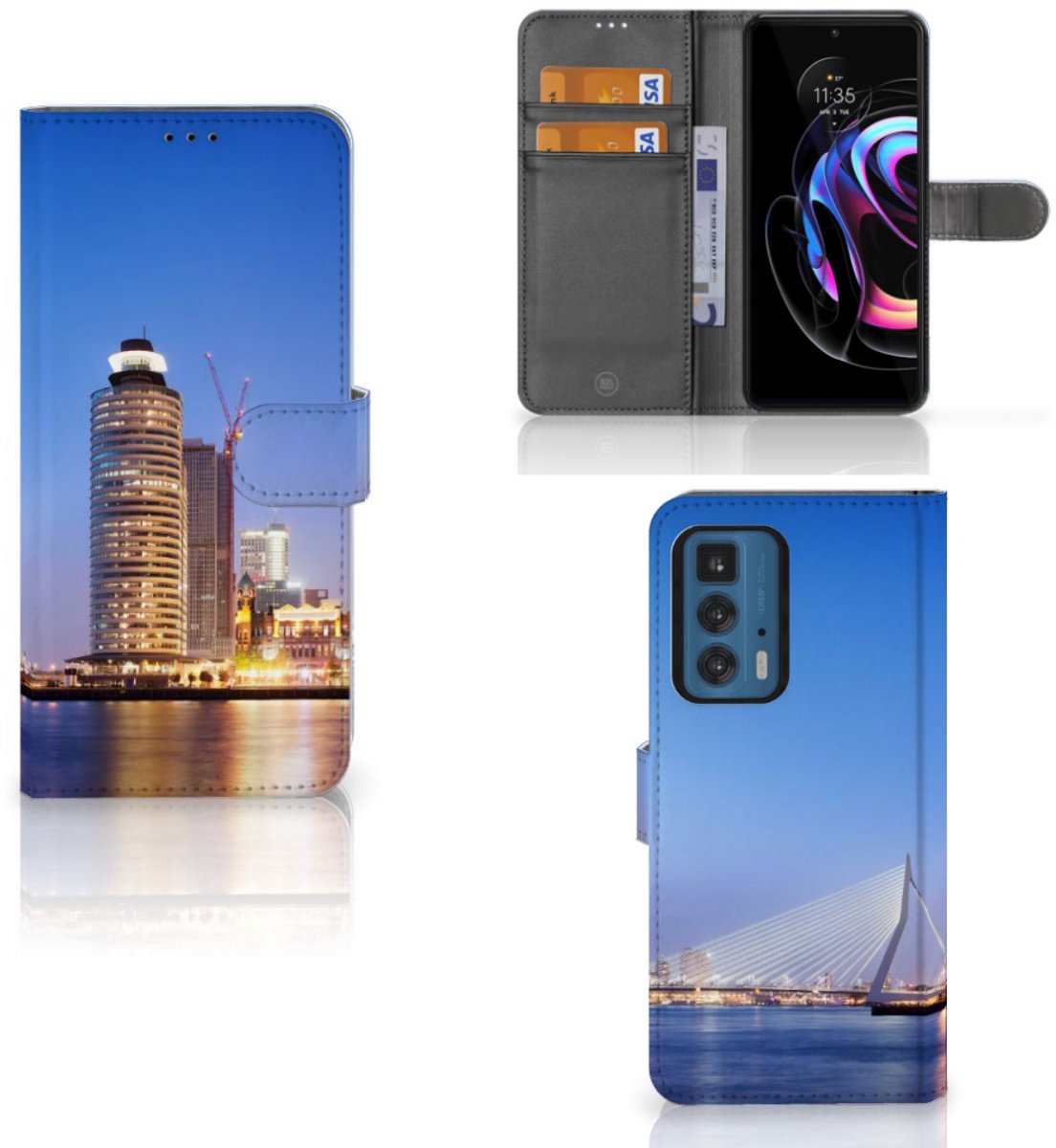 Motorola Edge 20 Pro Flip Cover Rotterdam