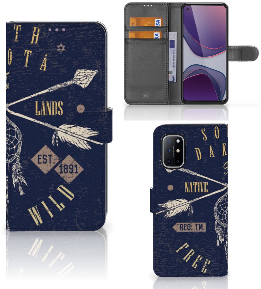 OnePlus 8T Flip Cover South Dakota