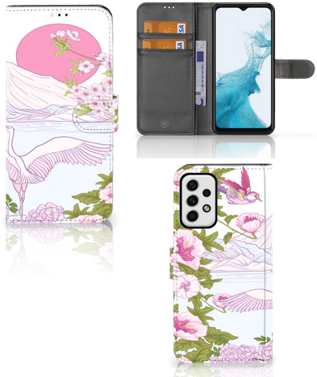 Samsung Galaxy A23 Telefoonhoesje met Pasjes Bird Standing
