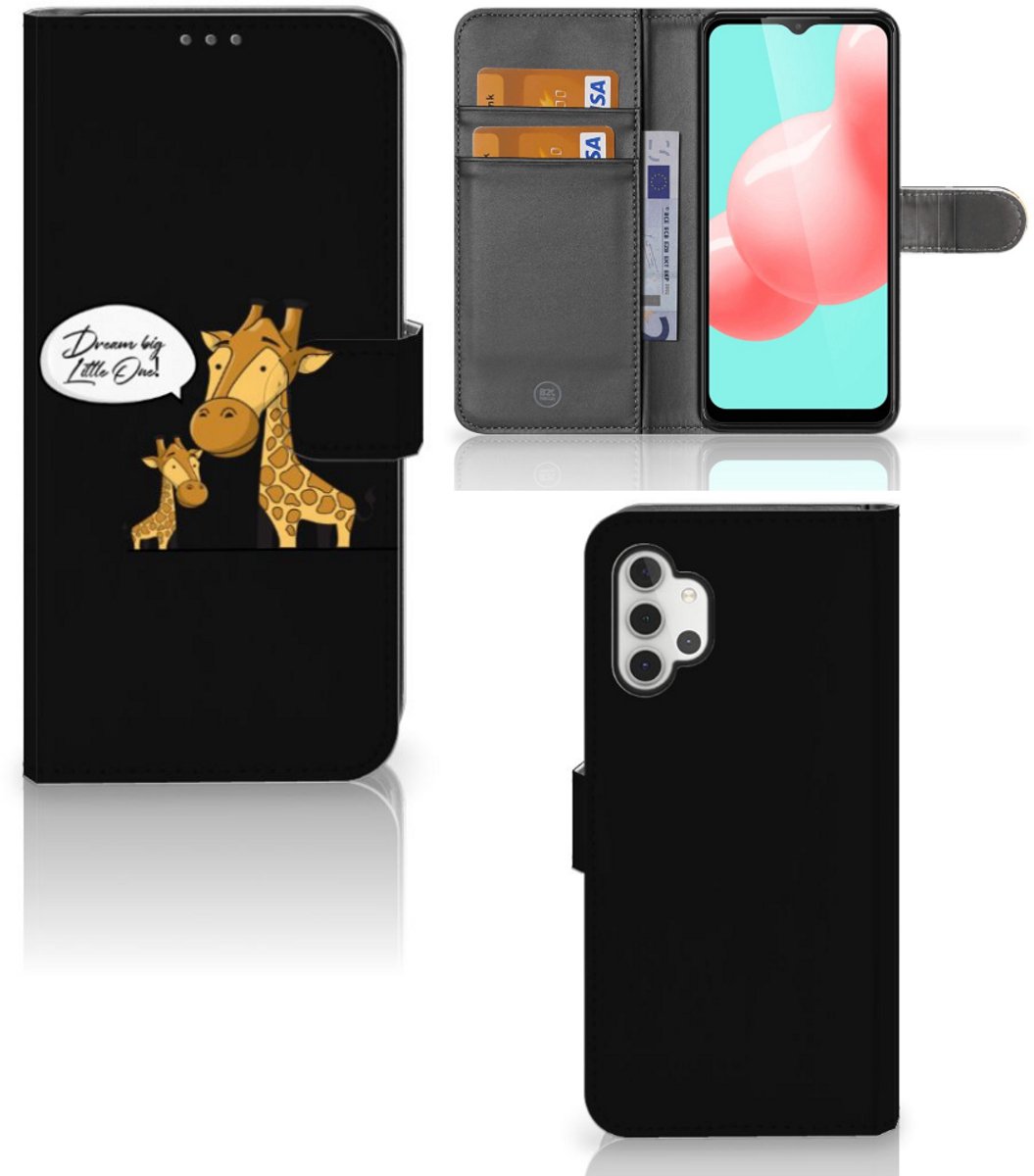 Samsung Galaxy A32 5G Leuk Hoesje Giraffe