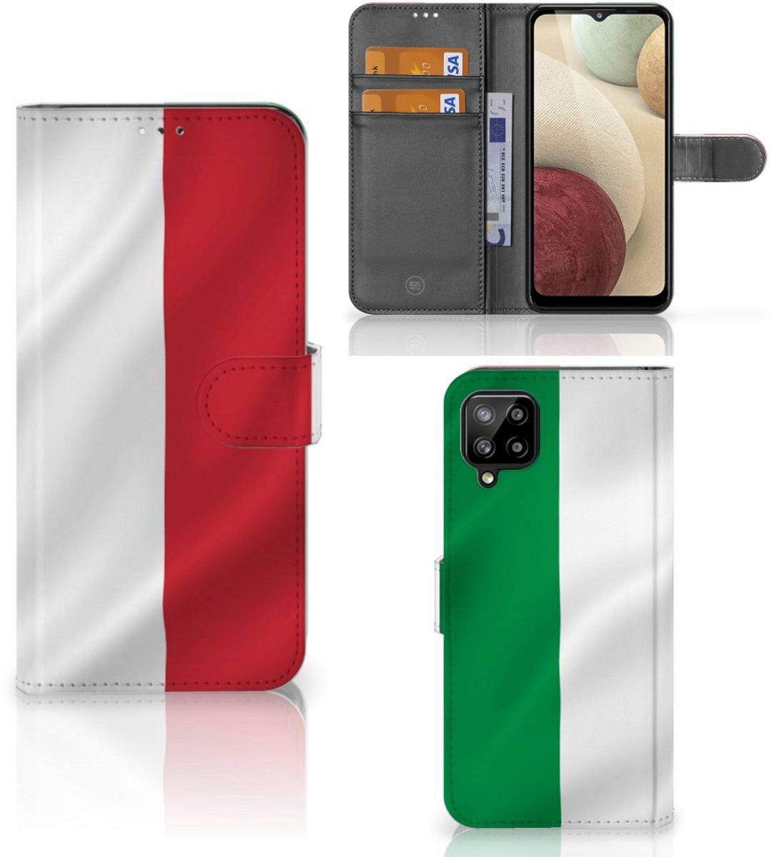 Samsung Galaxy A12 Bookstyle Case Italië