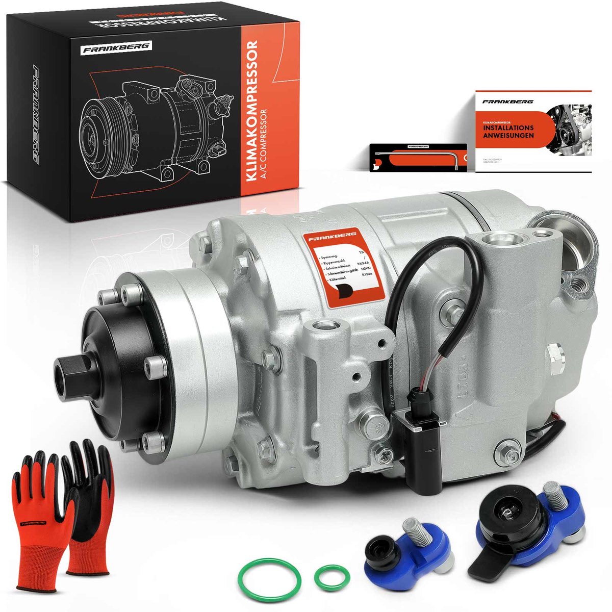 Frankberg 1x airconditioningcompressor voor Audi